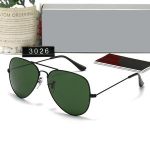 Gafas de Sol Clásicas Vintage 3026, de Lujo, para Hombre y Mujer, Estilo Piloto, Lentes de Cristal, Diseño de Alta Calidad - Product Image 5