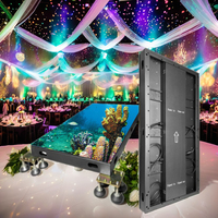 Panneau de sol LED 500*1000mm Pleine Couleur IP65 Étanche 1080P P2.97 3840Hz 2500cd Écran Interactif pour Piste de Danse et Scène