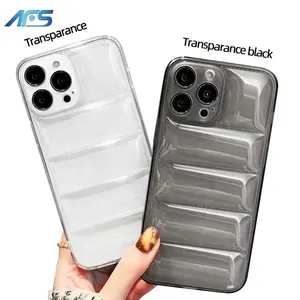 Down Jacket Mobile Cell Phone Accessories Back Cover Cases Transparent Plus Max Soft TPU For Iphone 14 13 12 11 8 7 X Xs Xr Pro