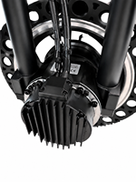 Moteur de moyeu CC sans balais à couple élevé 500W, ensemble de roue motrice robuste pour châssis mobiles industriels, UGV, AMR, AGV et usines intelligentes