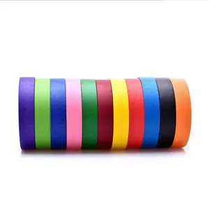 ISO9001 Certified Free Sample Factory Directly Supply 12 Different Color Masking Tape For Painting