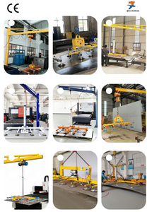 Industriële plaatmetaal vacuümgrijper CE-gecertificeerd 1 ton draagvermogen 360° rotatie voor het hanteren van stalen platen - Product Image 3