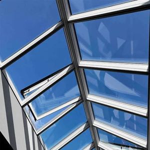 Ban Công Patio Không Thấm Nước Điện Mở Có Thể Thu Vào Trượt Skylight Nhôm Hợp Kim Tự Động Skylight Mái Cửa Sổ - Product Image 4