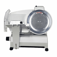 Trancheuse à viande semi-automatique en acier inoxydable pour bureau, machine à trancher la viande congelée, coupe-viande DQ-250, directement de l'usine