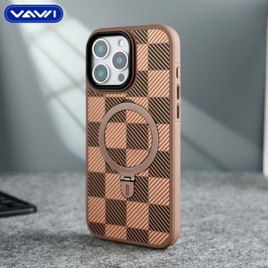 <span class=keywords><strong>Funda</strong></span> para Teléfono VAWI B328 con Diseño a Cuadros y Soporte para iPhone 13 14 15 16 17 Pro Max para Samsung <span class=keywords><strong>Huawei</strong></span>, <span class=keywords><strong>Funda</strong></span> Protectora a Prueba de Golpes - Product Image 1