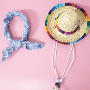 Sombrero de playa <span class=keywords><strong>para</strong></span> <span class=keywords><strong>perro</strong></span>, Mini Sombrero de paja <span class=keywords><strong>para</strong></span> gatito, sombreros de Fiesta Mexicana <span class=keywords><strong>para</strong></span> mascotas pequeñas, cachorro, gato, <span class=keywords><strong>Chihuahua</strong></span>, Bulldog Francés, venta al por mayor - Product Image 6