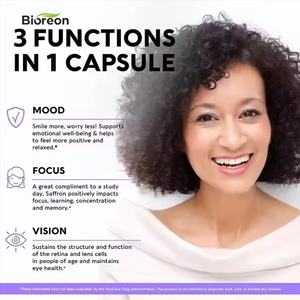 Gummies à l'extrait de safran en marque propre, régulent l'humeur, gummies véganes sans sucre, favorisent la circulation sanguine, compléments alimentaires pour la santé - Product Image 6