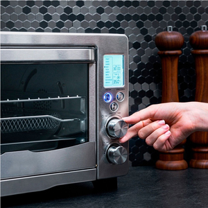 <span class=keywords><strong>Horno</strong></span> Tostador de Convección Independiente de Acero Inoxidable, <span class=keywords><strong>24</strong></span> <span class=keywords><strong>Litros</strong></span>, Función de Parrilla Eléctrica, Control Digital con Temporizador, 1800W, Plateado - Product Image 6