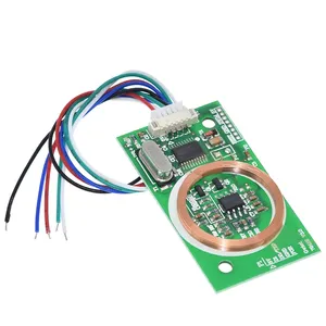 RFID UART Reader Wireless Module 3Pin 125KHz Card Reading EM4100 8CM DC 5V for IC Card PCB Antenna Sensor Kits
