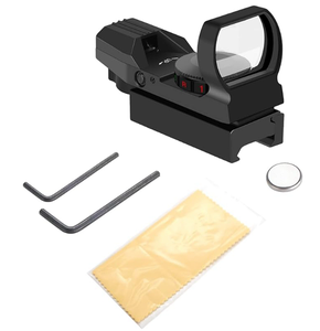 HD101 Hợp kim nhôm chiến thuật không thấm nước 4 loại kẻ ô màu đỏ/Màu xanh lá cây Dot săn bắn phạm vi Red Dot Sight - Product Image 4