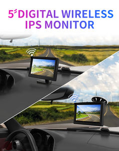 หน้าจอแสดงผล HD ขนาด5นิ้ว<span class=keywords><strong>2</strong></span>ช่องกล้องไร้สายสำหรับรถพ่วงท่องเที่ยว - Product Image 3