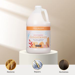 אום מותאם אישית odm 1l <span class=keywords><strong>coco</strong></span> מנגו לחות שיער מרכך ויטמין b5 תיקון מחזק מזין יבש שיער מתולתל חלקה - Product Image 2