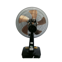 Version Support de Bureau Ventilateur de Table Solaire Silencieux 3 Vitesses Réglable Aluminium Ménage Mise à Niveau 16 Pouces 45w Électrique Plastique Boîte de Couleur