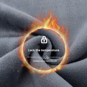 <span class=keywords><strong>Chemise</strong></span> épaisse pour <span class=keywords><strong>homme</strong></span>, style hiver, doublée en polaire, extensible, professionnelle et décontractée - Product Image 5