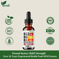 Pommade personnalisée en gros de vitamines B12+B6 pour adultes, stimulant immunitaire, multivitamines énergisantes, 60 ml, minéraux 3 ml par dose