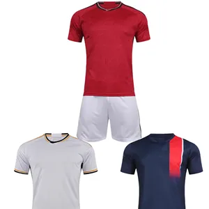 Vente directe 24-25 vêtements de sport de football pour adultes secs à la vitesse ensemble de costumes d'entraînement confortables et respirants