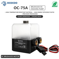Pompe à eau sans balais OCOCOO OC-75A DC 12V, hauteur de refoulement 7M, débit 12L/Min, pour serveur IA, système de refroidissement laser médical, combo réservoir