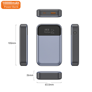 Vina 33W Typ-c/USB Emergencia Porte Cle 10000 Para Portati Promocional Pequeño <span class=keywords><strong>Cargador</strong></span> Portátil Inalambrico Power Bank Para <span class=keywords><strong>Anker</strong></span> - Product Image 3