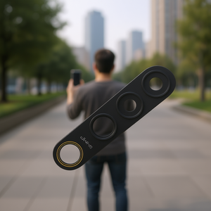 Lente protettiva per fotocamera Gumh9 per Realme X2 Pro, kit multi-lente 4 in 1 con effetti grandangolare, macro e fish-eye - Product Image 3