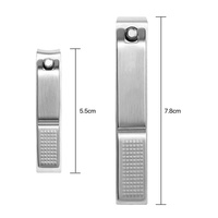 Ensemble de coupe-ongles de précision en acier inoxydable, ciseaux et pinces à ongles à bouche plate pour manucure, vente en gros