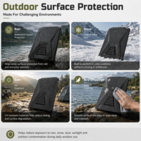 Protection de parabole Starlink V5 de haute qualité avec conception à trous de dissipation thermique, étui portable pour internet satellite, coque de protection V5