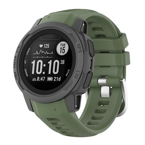 Bracelet de montre de remplacement en silicone souple confortable pour <span class=keywords><strong>Garmin</strong></span> <span class=keywords><strong>Instinct</strong></span> <span class=keywords><strong>2S</strong></span> Watch Band Nouveaux bracelets - Product Image 4