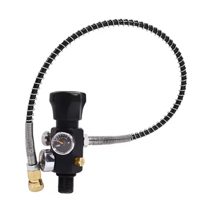 Acecare Brass 4500Psi 300Bar HPA Hunting Use Filling Valve with M18*1.5 Thread and Two Gauges - Product Image 6