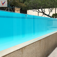 Piscines hors sol en acrylique épaisses de taille personnalisée pour l'extérieur