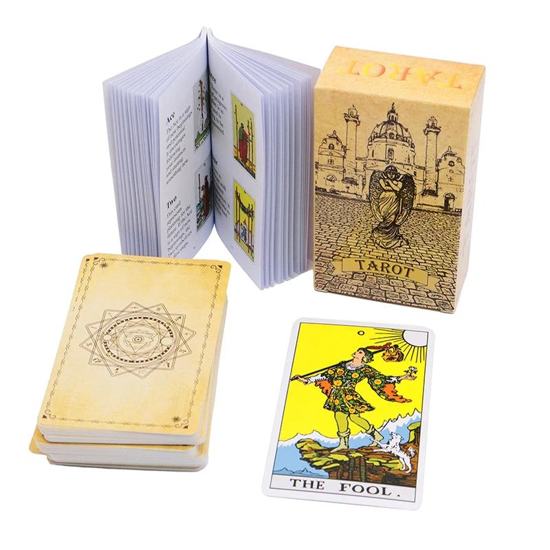 Wholesale Custom Printing Playing Game Card Gold Gilt Silver Edges Tarot Oracle Cards