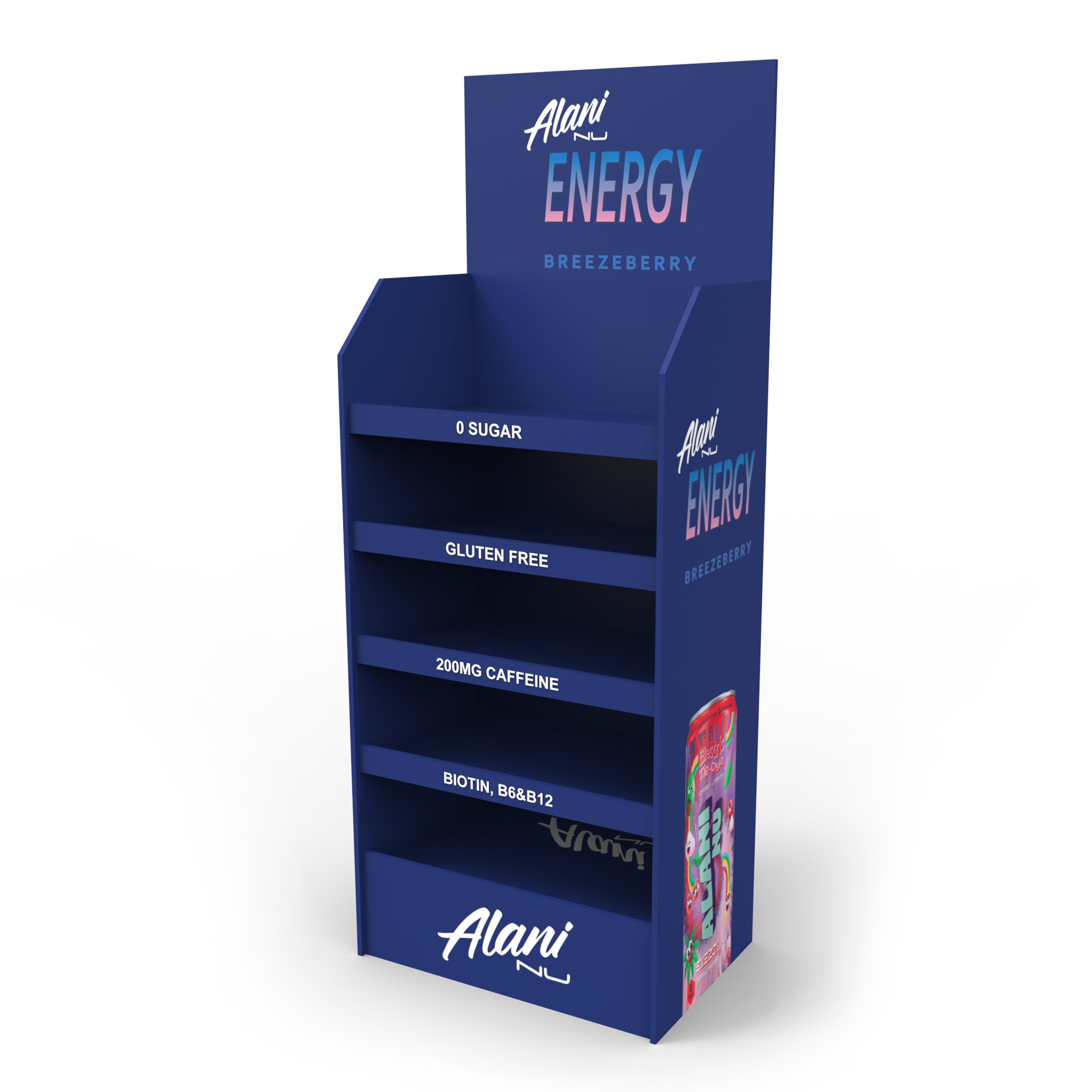 Customized Milani Cosmetic Display Rack Cardboard Nail Polish Display Stand for Cosmetic Shop — view 6