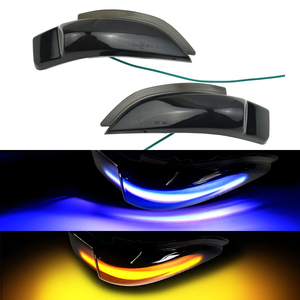 Luz Intermitente Dinámica para Espejo Lateral, Lámpara LED Ámbar Azul de 5W 12V para Toyota Corolla, Prius, Vios, <span class=keywords><strong>Yaris</strong></span>, Altis - Product Image 1
