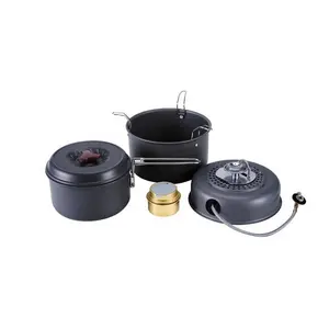 bulin camping pot Suppliers-Zuobuin — brûleur de pique-nique Portable, équipement de survie d'extérieur, cuisinière à alcool polyvalent avec Pot