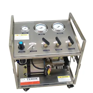 Terek Merk Hoge Druk Waterstof Gas Booster Pomp Unit Voor Gas Vullen Met 200bar 2900psi