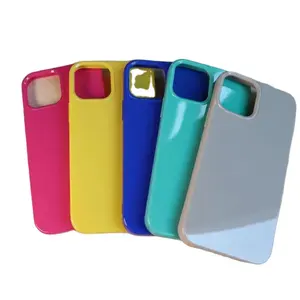 2023 INS เคสโทรศัพท์เจลลี่มันวาวสีลูกกวาดสำหรับ iPhone x XR XS 11 12 PRO MAX