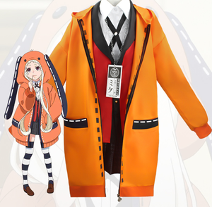 อะนิเมะKakeguruiคอสเพลย์Yomotsuki <span class=keywords><strong>Runa</strong></span>คอสเพลย์เครื่องแต่งกายเสื้อJkสาวชุดHoodieฮาโลวีนชุดผู้หญิงสาว - Product Image 1