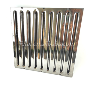 Özel ticari ev davlumbaz filtre paslanmaz çelik bölme filtresi saptırma tipi davlumbaz bölme yağ filtresi mutfak için - Product Image 3