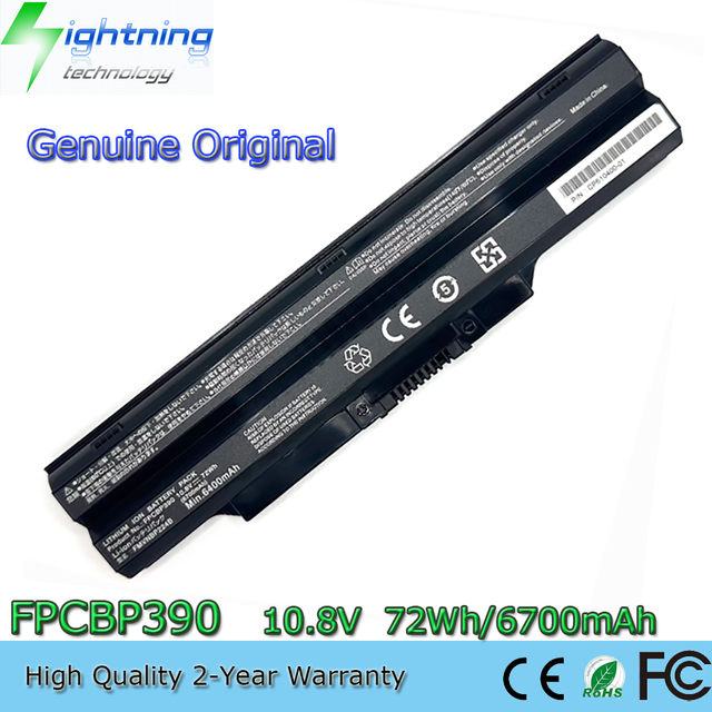 New Genuine FPCBP390 FPCBP391 FPCBP392 Original Battery for Fujitsu LifeBook SH782 Series