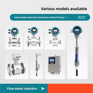 スマート電磁流量計高精度パイプライン挿入式分割型廃水スラリーパルプ液体用パルス4-20mA RS485付き - Product Image 3