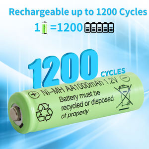 איכות גבוהה ידידותית לסביבה <span class=keywords><strong>1.2v</strong></span> 1500mah recharנטענת aa nimh סוללת ניקל מתכת הידריד - Product Image 3