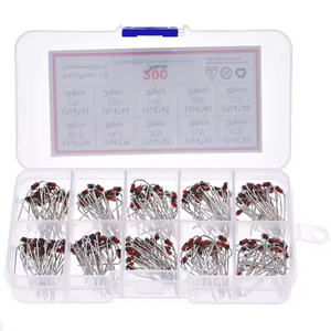 Kit assorti de 200 diodes Zener 1W (10 valeurs : 1N4728, 1N4729, 1N4730, 1N4731, 1N4732, 1N4733, 1N4734, <span class=keywords><strong>1N4735</strong></span>, 1N4736, 1N4737) - Product Image 1
