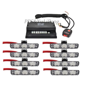 12V ou 24V, lumière de grille led flash pour camion de pompiers d'ambulance - Product Image 4