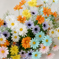 Fleurs artificielles personnalisées pour allée de mariage, arrangement de sol en prairie de fleurs sauvages pour la décoration d'événements