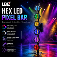 Projecteurs stroboscopiques à effet couleur pleine LED FB4 Contrôle IP33 Réflecteurs Extérieur Contrôle DMX RVB Haute CRI 90