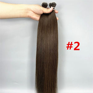 Venta al por mayor 100% de cutícula alineados Nano anillo extensiones de cabello Remy estilo de onda recta extensiones de cabello humano crudo - Product Image 4