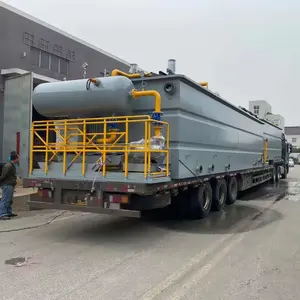 Maquinaria de tratamiento de agua 150 m3/hr, sistema de purificación de agua de río, Pod de flotación de aire disuelto, 150m, 3/h, tratamiento de aguas residuales de flotación de aire disuelto