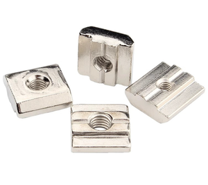Inserts filetés en métal, finition brillante, bloc fileté métrique, diamètre 10 mm, forme carrée - Product Image 4