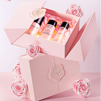Boîte d'emballage cadeau personnalisée en carton rose clair pour bijoux, offre spéciale