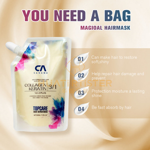 Huati Sifuli CA canama OEM ODM 500ml Marque privée <span class=keywords><strong>Meilleur</strong></span> <span class=keywords><strong>masque</strong></span> de réparation capillaire à la kératine organique au collagène pur naturel 3 en 1 - Product Image 5
