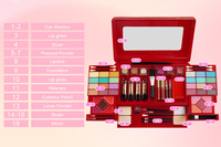 Coffret de Maquillage Complet Tout-en-Un Professionnel pour le Voyage – Kit Essentiel pour Femmes, Filles et Débutantes