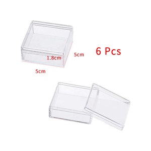 Boîte <span class=keywords><strong>de</strong></span> <span class=keywords><strong>rangement</strong></span> pour peinture diamant, Mini carrée et transparente 29519 perles en plastique empilables, boîte <span class=keywords><strong>de</strong></span> <span class=keywords><strong>rangement</strong></span> pour collecte <span class=keywords><strong>de</strong></span> petits articles - Product Image 6